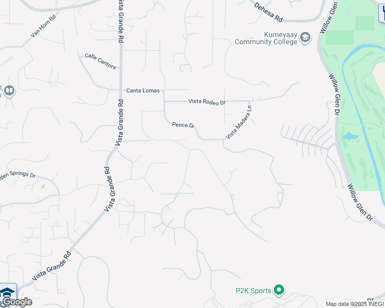 map of restaurants, bars, coffee shops, grocery stores, and more near 1223 Burris Drive in El Cajon