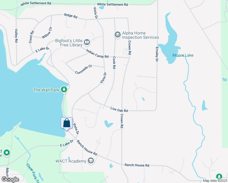 map of restaurants, bars, coffee shops, grocery stores, and more near 333 Cook Road in Willow Park