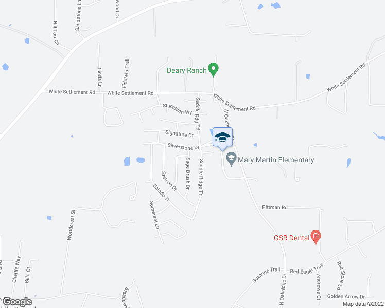 map of restaurants, bars, coffee shops, grocery stores, and more near 728 Sage Brush Drive in Weatherford