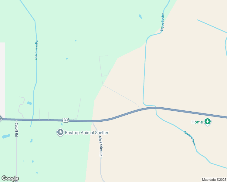 map of restaurants, bars, coffee shops, grocery stores, and more near Crest View Drive in Morehouse Parish