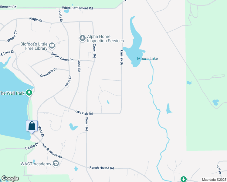 map of restaurants, bars, coffee shops, grocery stores, and more near 330 Buena Vista Drive in Willow Park