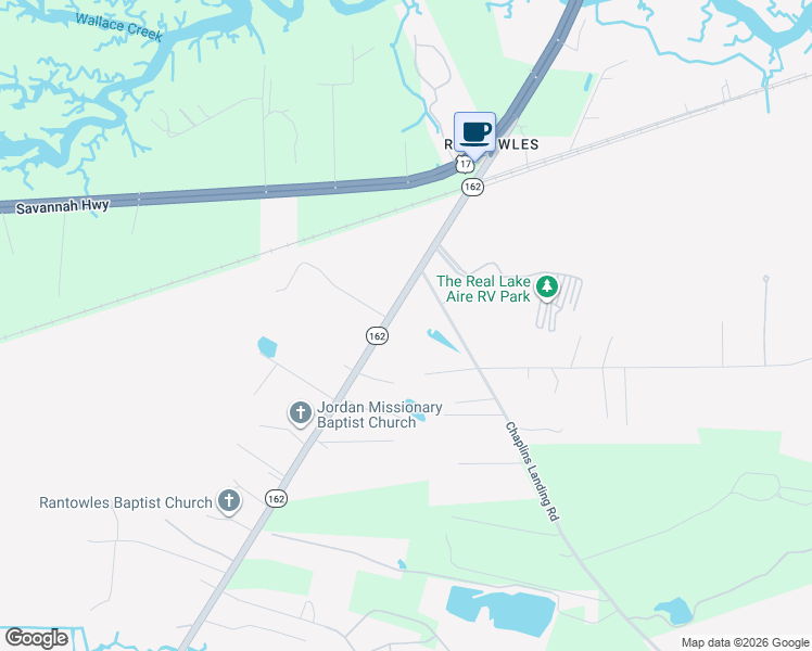 map of restaurants, bars, coffee shops, grocery stores, and more near 4437 South Carolina 162 in Hollywood