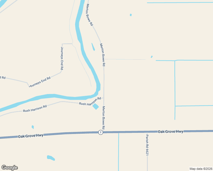 map of restaurants, bars, coffee shops, grocery stores, and more near 9360-9536 Merton Bowe Road in Mer Rouge