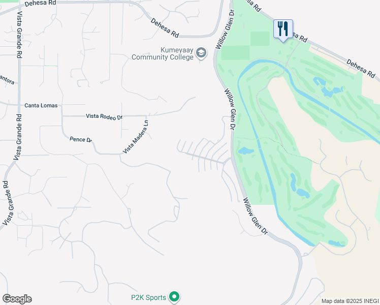 map of restaurants, bars, coffee shops, grocery stores, and more near 1295 Pearlbush Court in El Cajon