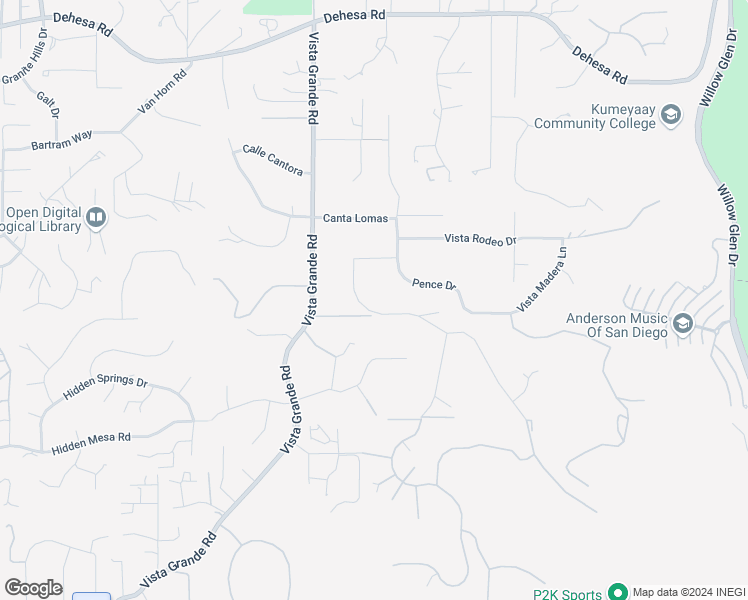 map of restaurants, bars, coffee shops, grocery stores, and more near 1033 Vista Sierra Drive in El Cajon