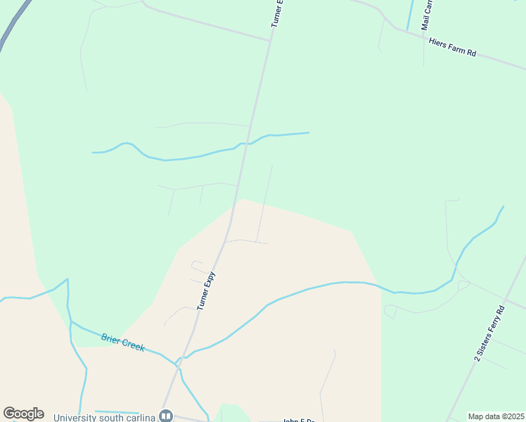 map of restaurants, bars, coffee shops, grocery stores, and more near 2488 Turner Expressway in Varnville