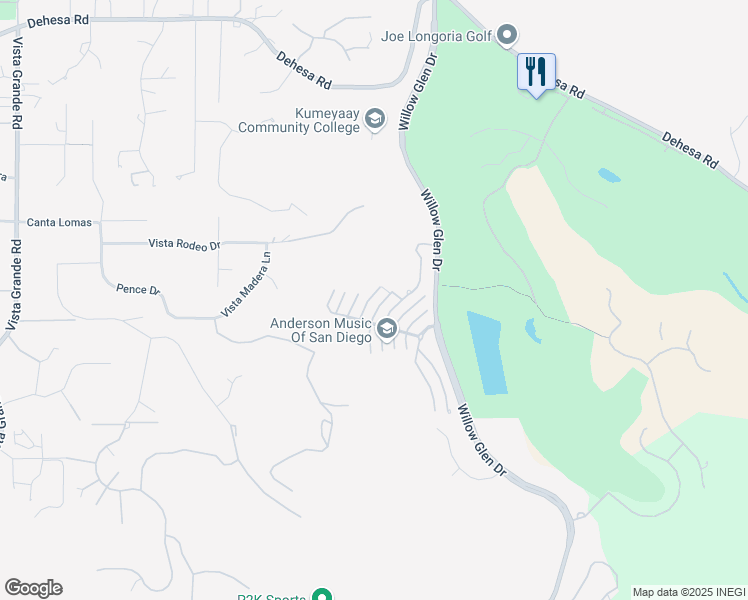 map of restaurants, bars, coffee shops, grocery stores, and more near 1243 Buttonbrush Lane in El Cajon