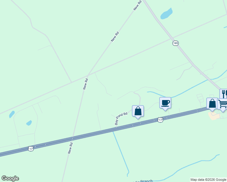 map of restaurants, bars, coffee shops, grocery stores, and more near 6615 Old Jacksonboro Road in Ravenel