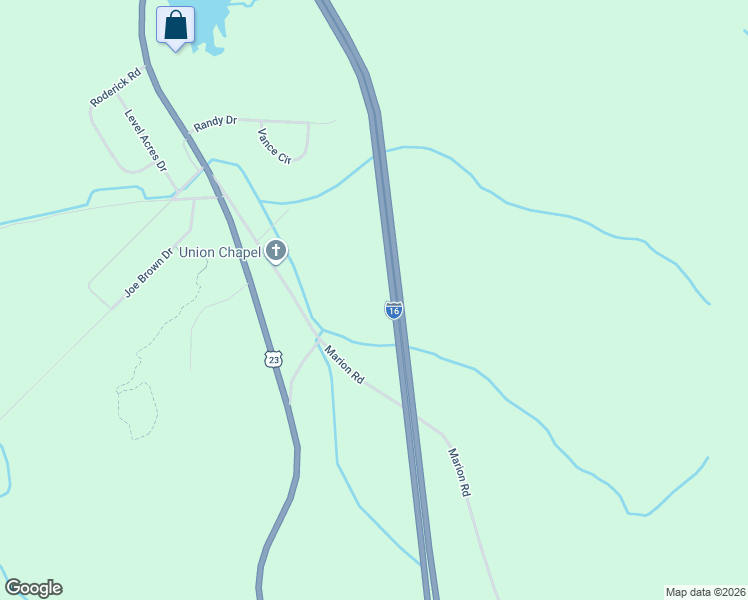 map of restaurants, bars, coffee shops, grocery stores, and more near Jim Gillis Historic Savannah Parkway in Macon