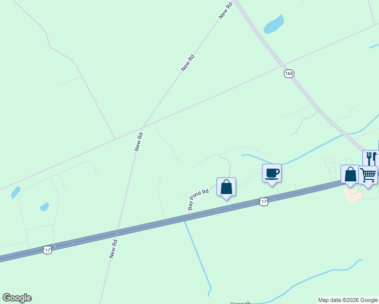 map of restaurants, bars, coffee shops, grocery stores, and more near 6615 Old Jacksonboro Road in Ravenel
