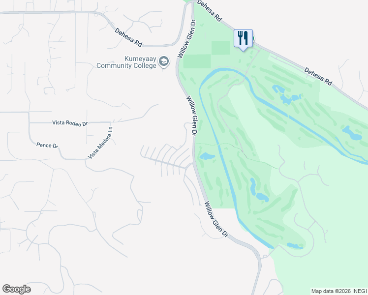 map of restaurants, bars, coffee shops, grocery stores, and more near 1159 Bitterbush Lane in El Cajon