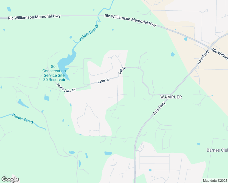 map of restaurants, bars, coffee shops, grocery stores, and more near 767 Gail Drive in Weatherford