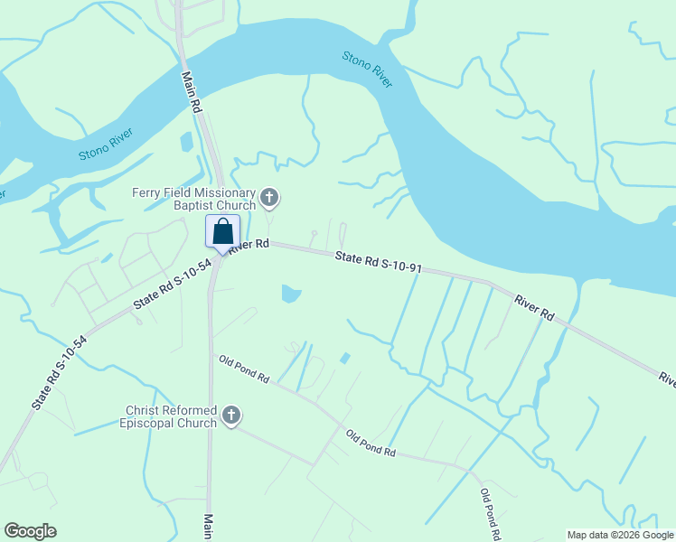 map of restaurants, bars, coffee shops, grocery stores, and more near 594 River Road in Johns Island