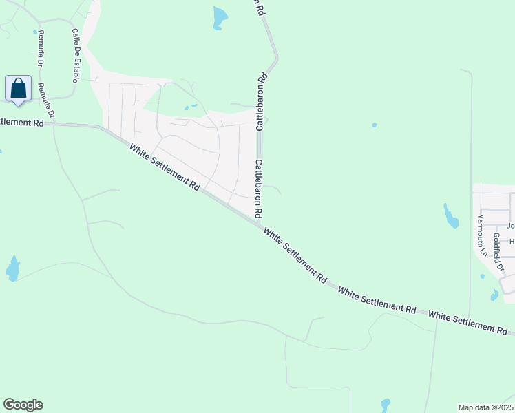 map of restaurants, bars, coffee shops, grocery stores, and more near 2492 Cattlebaron Road in Fort Worth