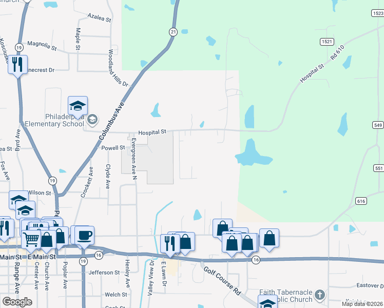 map of restaurants, bars, coffee shops, grocery stores, and more near 127 Hardy Avenue in Philadelphia