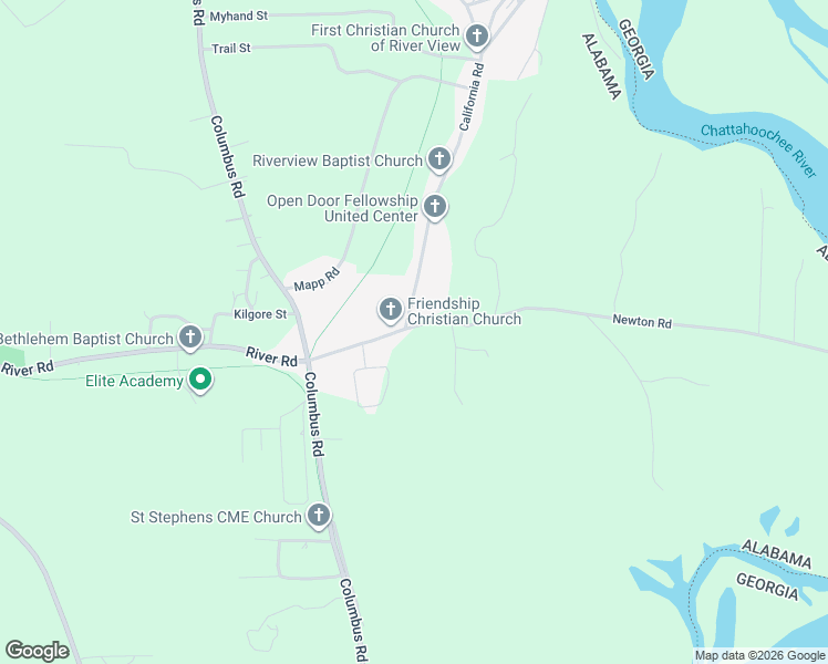 map of restaurants, bars, coffee shops, grocery stores, and more near 1094 California Road in Valley