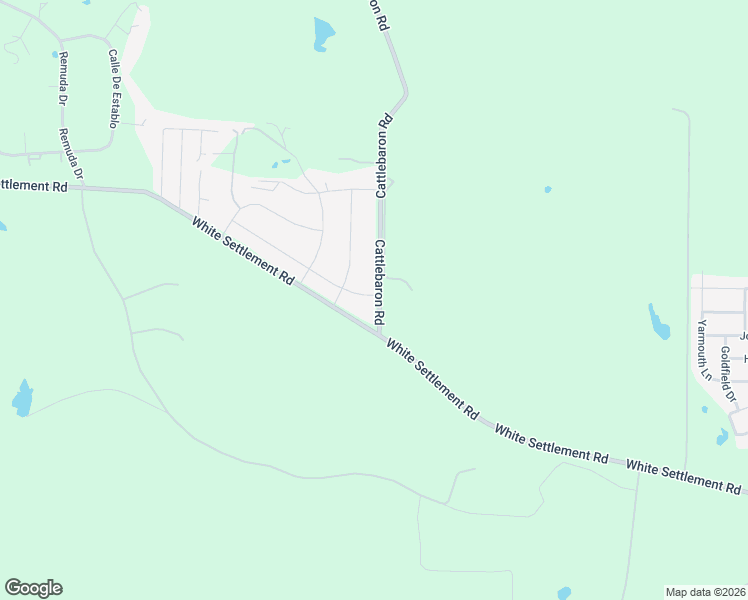 map of restaurants, bars, coffee shops, grocery stores, and more near 2492 Cattlebaron Road in Fort Worth