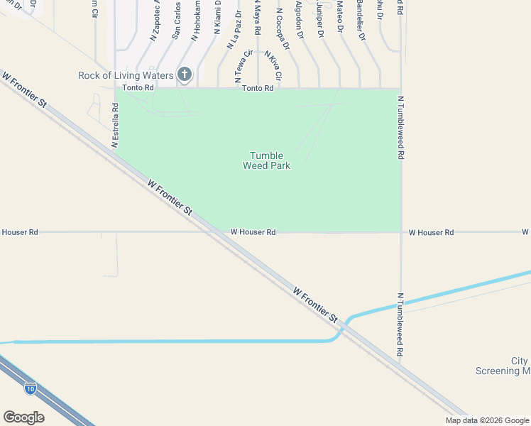 map of restaurants, bars, coffee shops, grocery stores, and more near 2425 North Oak Street in Eloy