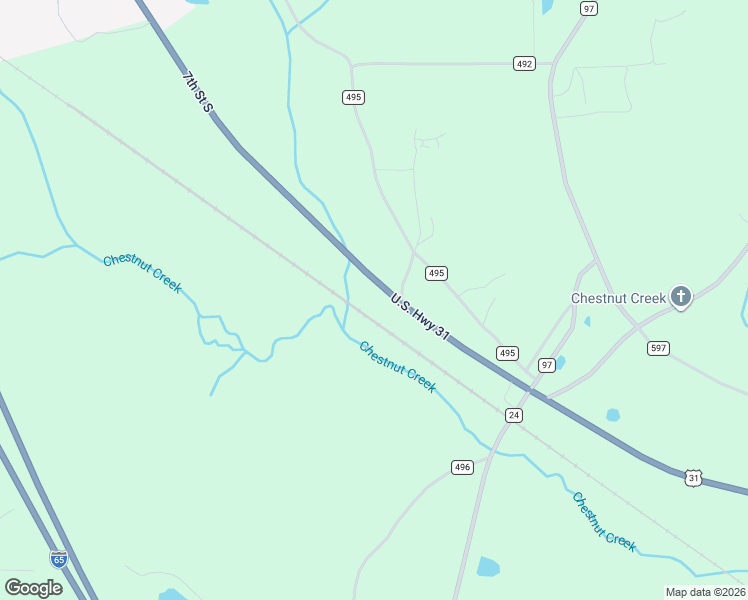 map of restaurants, bars, coffee shops, grocery stores, and more near 6961 U.S. 31 in Clanton