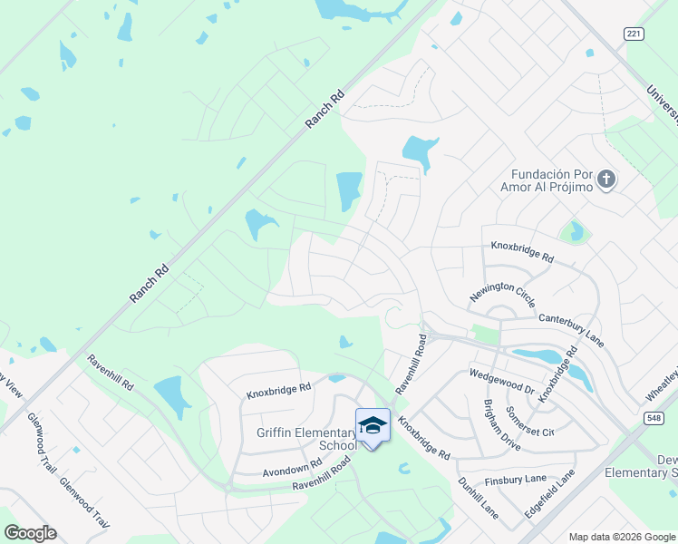 map of restaurants, bars, coffee shops, grocery stores, and more near 2024 Dovedale Drive in Heath