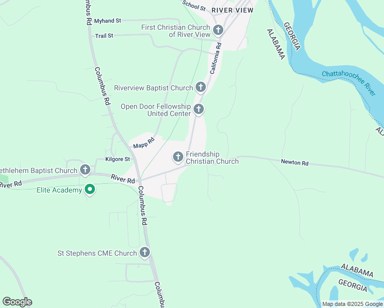 map of restaurants, bars, coffee shops, grocery stores, and more near 1041 Newton Road in Valley