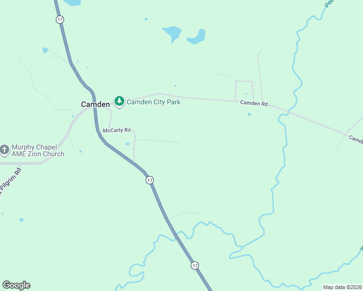 map of restaurants, bars, coffee shops, grocery stores, and more near 202 Gober Road in Camden