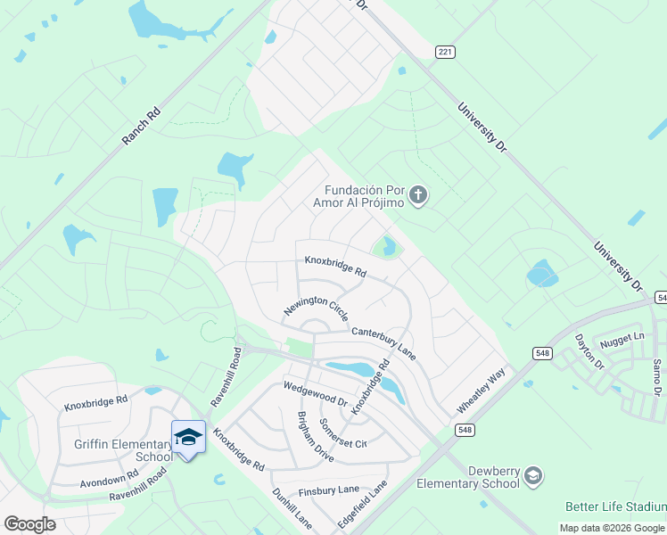 map of restaurants, bars, coffee shops, grocery stores, and more near 1929 Knoxbridge Road in Forney