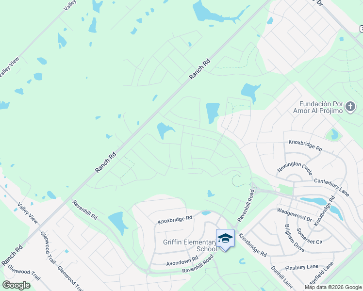 map of restaurants, bars, coffee shops, grocery stores, and more near 15472 Ranch Road in Forney