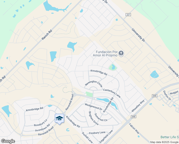 map of restaurants, bars, coffee shops, grocery stores, and more near 1941 Knoxbridge Road in Forney
