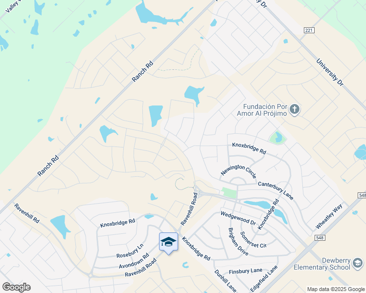 map of restaurants, bars, coffee shops, grocery stores, and more near 1003 Clydeview Road in Forney