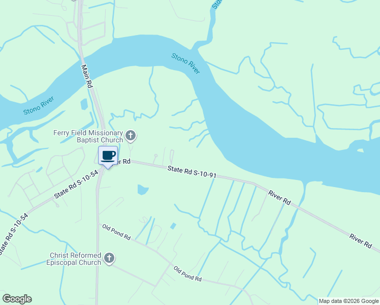 map of restaurants, bars, coffee shops, grocery stores, and more near 619 River Road in Johns Island