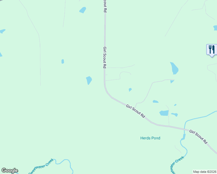 map of restaurants, bars, coffee shops, grocery stores, and more near 891 Girl Scout Road in Lizella