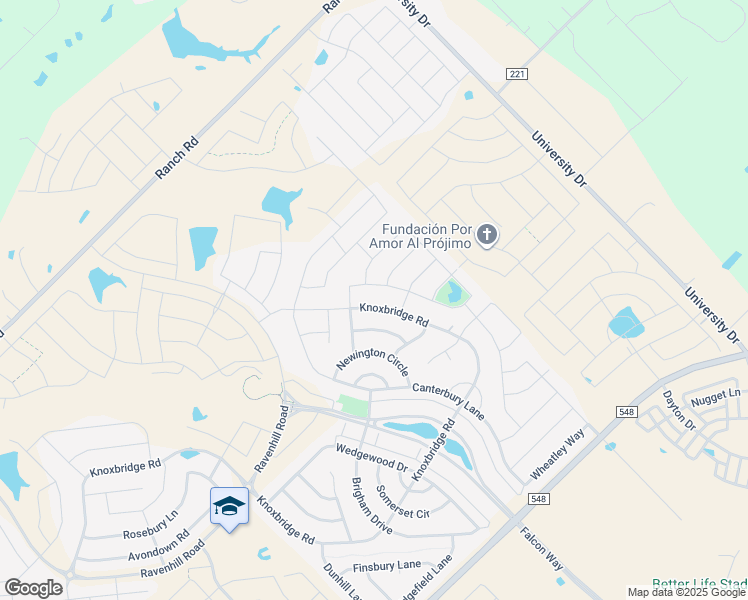 map of restaurants, bars, coffee shops, grocery stores, and more near 1941 Knoxbridge Road in Forney