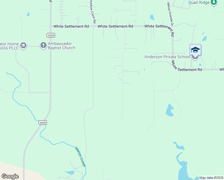 map of restaurants, bars, coffee shops, grocery stores, and more near 454 Hollyridge Lane in Fort Worth