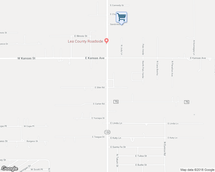 map of restaurants, bars, coffee shops, grocery stores, and more near 7034 North Dal Paso Street in Hobbs