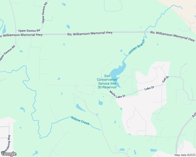 map of restaurants, bars, coffee shops, grocery stores, and more near 104 Murls Lake Road in Weatherford