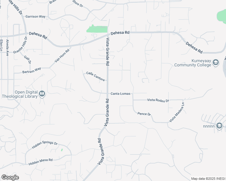 map of restaurants, bars, coffee shops, grocery stores, and more near 2118 Canta Lomas in El Cajon