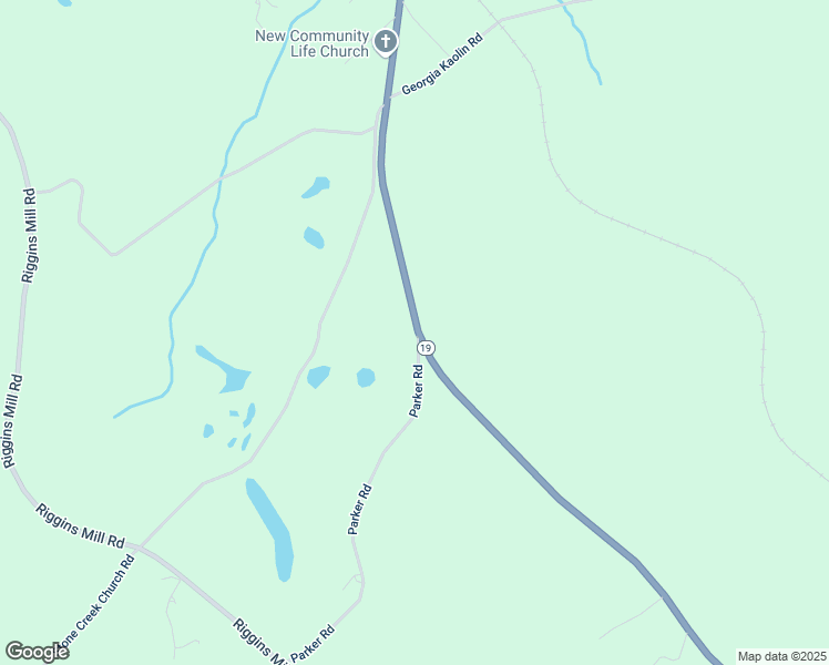 map of restaurants, bars, coffee shops, grocery stores, and more near 0 Parker Road in Dry Branch