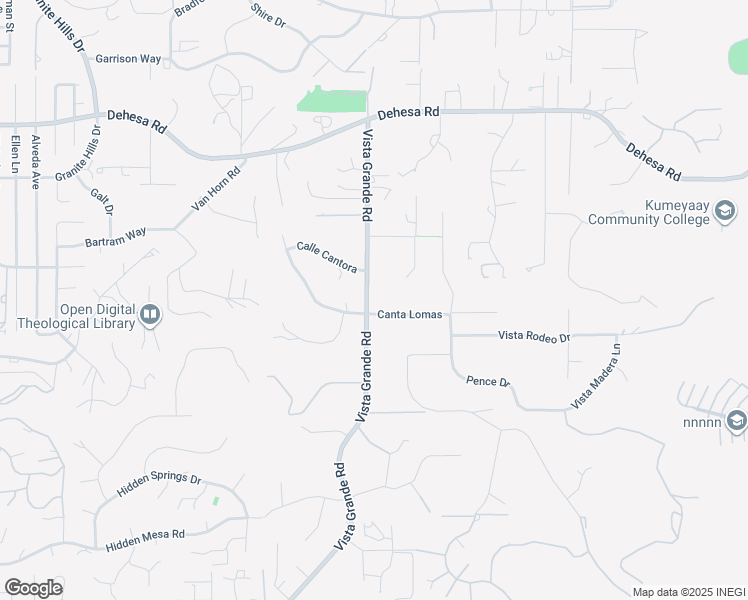map of restaurants, bars, coffee shops, grocery stores, and more near 2118 Canta Lomas in El Cajon