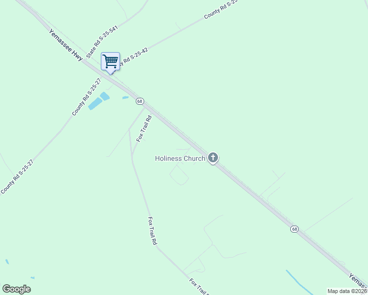 map of restaurants, bars, coffee shops, grocery stores, and more near 36 Reno Drive in Early Branch