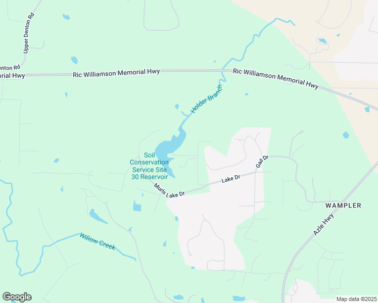 map of restaurants, bars, coffee shops, grocery stores, and more near 977 Lake Drive in Weatherford