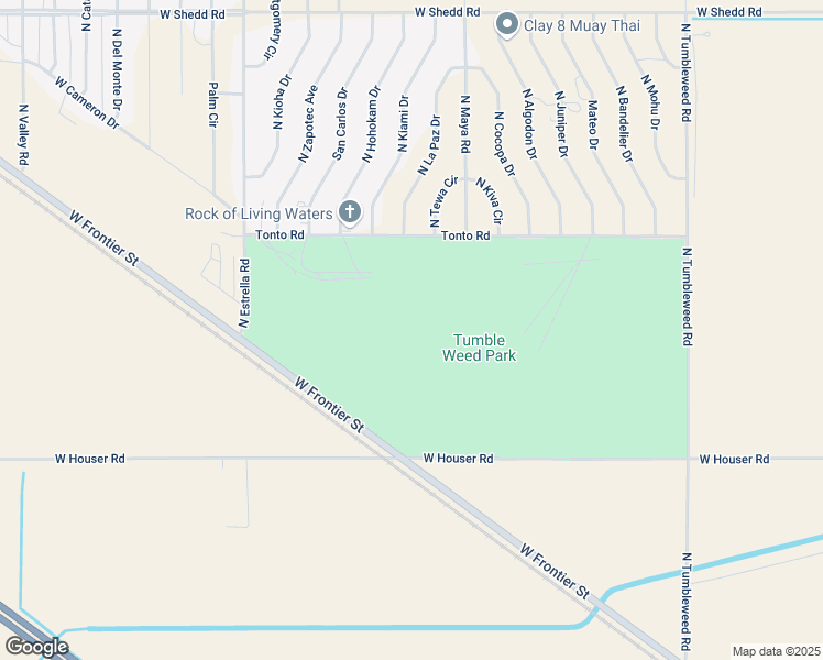 map of restaurants, bars, coffee shops, grocery stores, and more near 3200 North Tewa Circle in Eloy