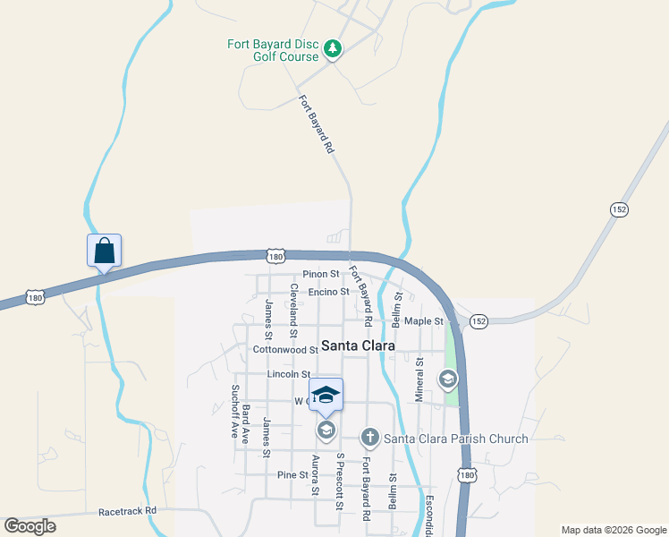 map of restaurants, bars, coffee shops, grocery stores, and more near 11997-11999 Silver Heights Boulevard in Silver City