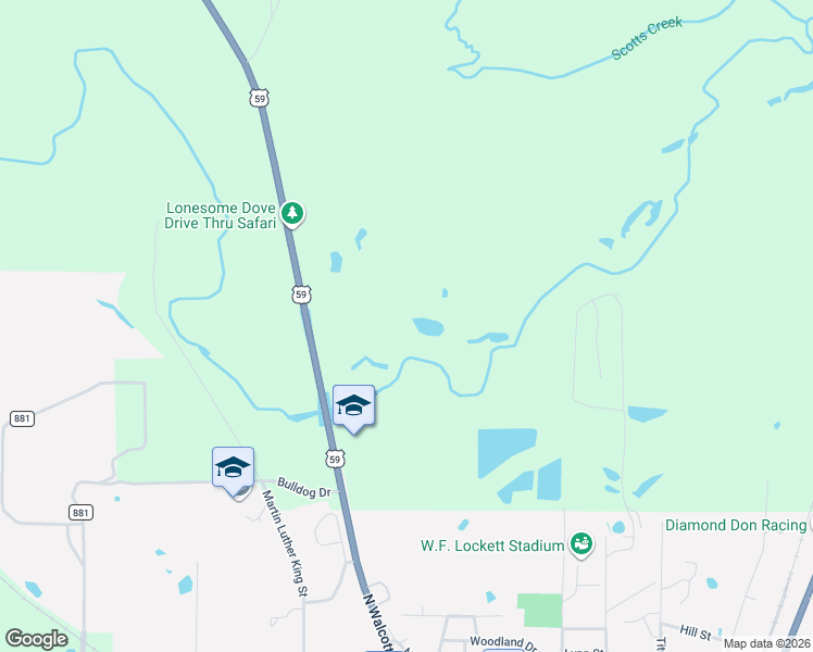 map of restaurants, bars, coffee shops, grocery stores, and more near in Jefferson