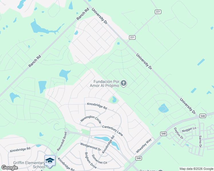 map of restaurants, bars, coffee shops, grocery stores, and more near 2030 Longbridge Road in Forney
