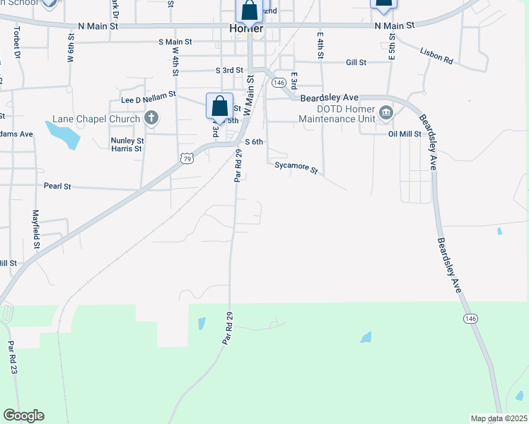 map of restaurants, bars, coffee shops, grocery stores, and more near 436 Carter Drive in Homer