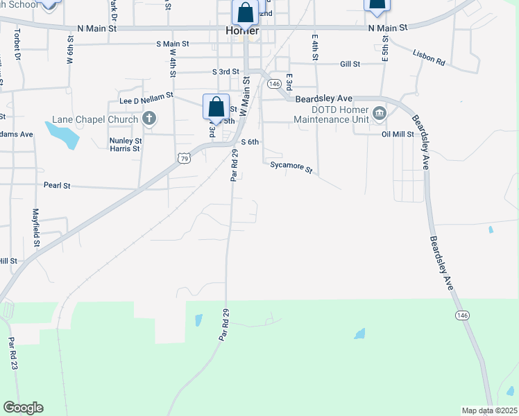 map of restaurants, bars, coffee shops, grocery stores, and more near 436 Carter Drive in Homer