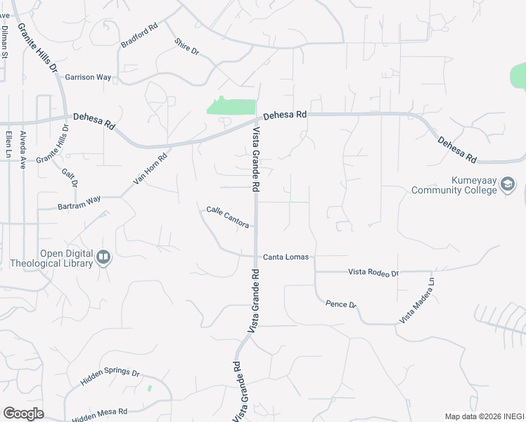 map of restaurants, bars, coffee shops, grocery stores, and more near 903 Vista Grande Road in El Cajon