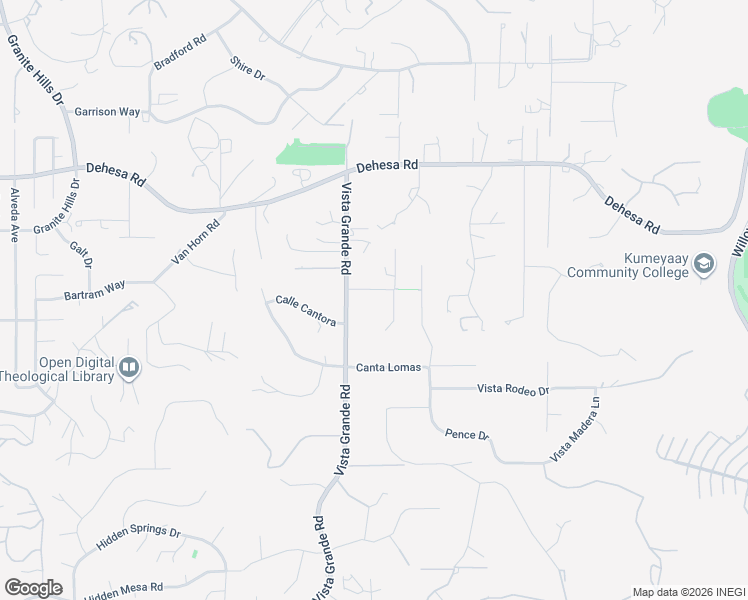 map of restaurants, bars, coffee shops, grocery stores, and more near 903 Vista Grande Road in El Cajon