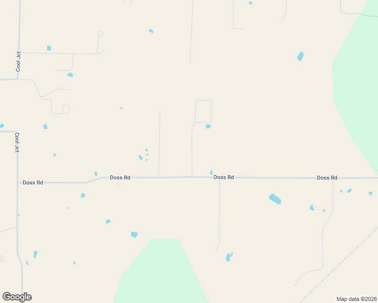 map of restaurants, bars, coffee shops, grocery stores, and more near 1110 Doss Road in Millsap